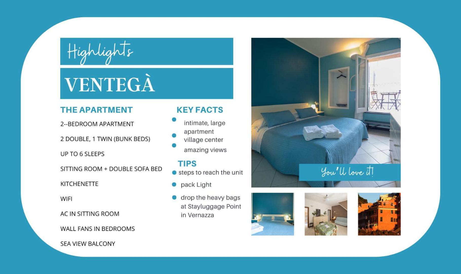 Ventega Sea View Apartment Βερνάτσα Εξωτερικό φωτογραφία